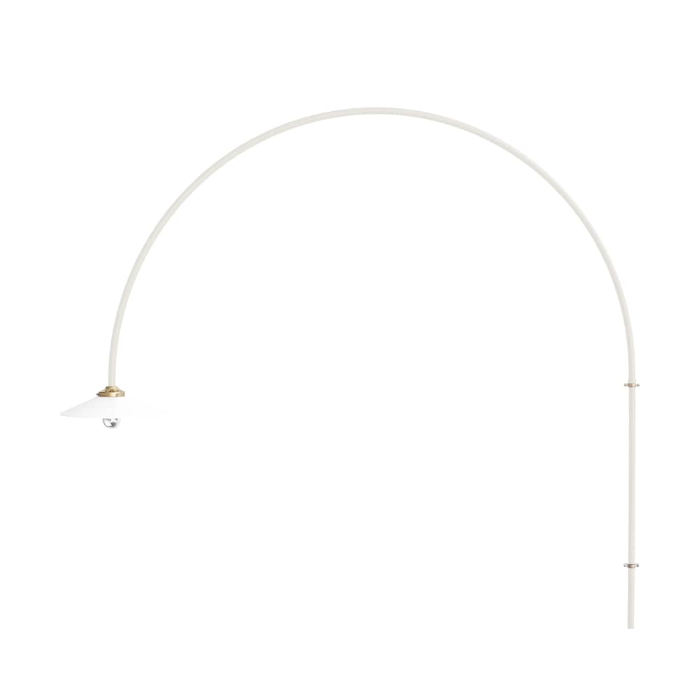Hanging Lamp n°3 Wall light with plug metal beige / H 135 x W 137.5 cm - valerie objects - Ivory - Glass, Steel