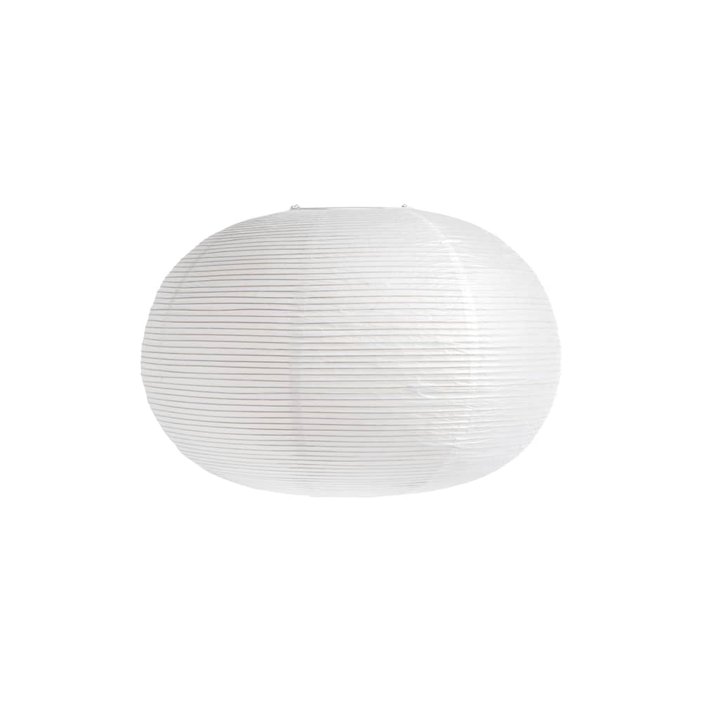 Paralume Paper Shade Ellipse carta bianco / Ø 70 cm - Senza sistema elettrico - Hay - Bianco - Bambù, Carta