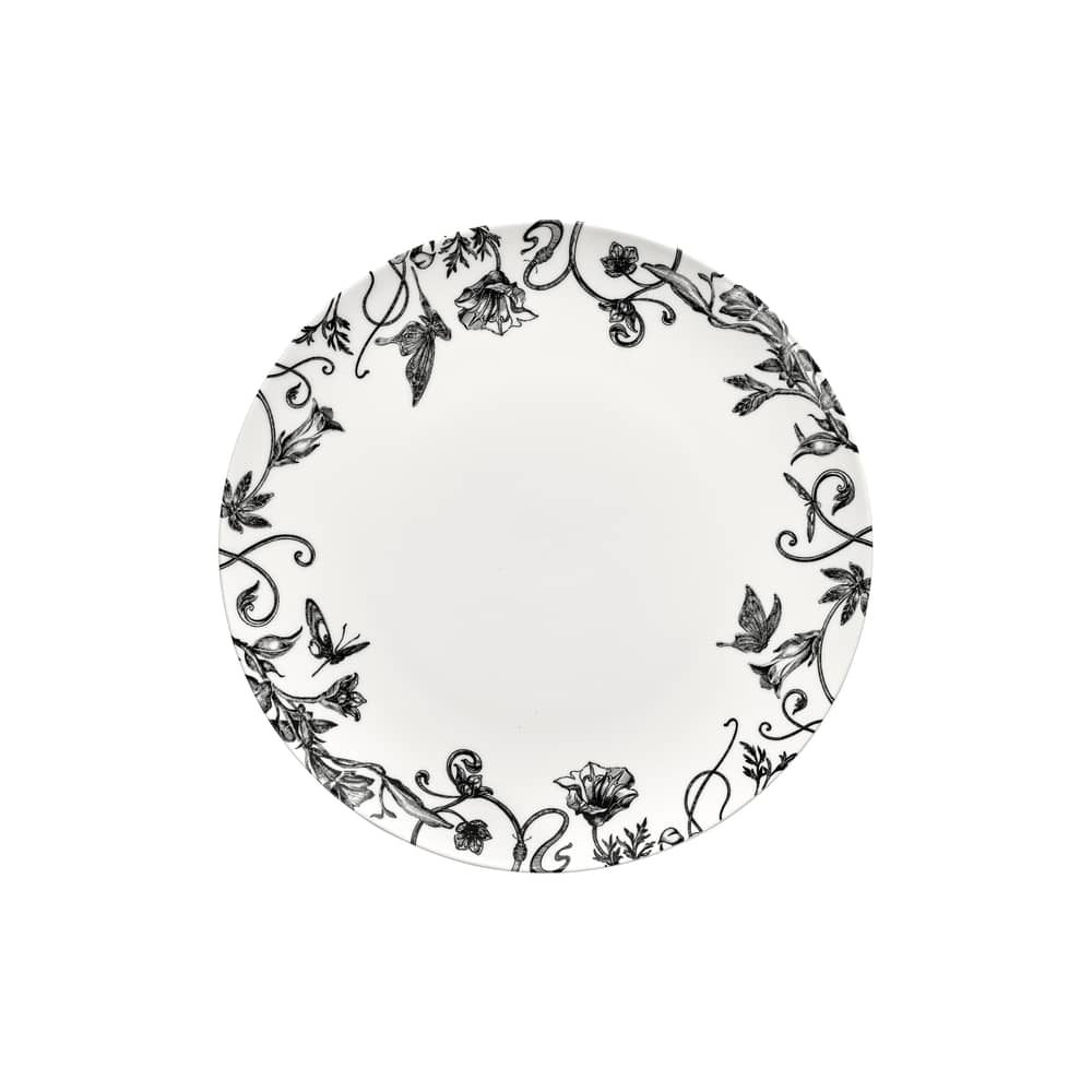 Piatto da dessert Unity - Floral fantasy ceramica bianco / Ø 23,5 cm - Set di 2 - Serax - Ø 23,5 cm - Porcellana