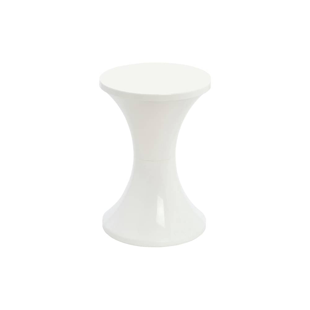 Tabouret Tam Tam Pop plastique blanc / Réédition 1968 - Stamp Edition - Blanc opaque - Polypropylène opaque