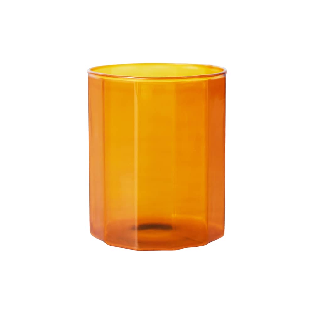 Carafe Et Verres à Orangade En Rotin Et Verre Ambré – Set Vintage Années 20-40