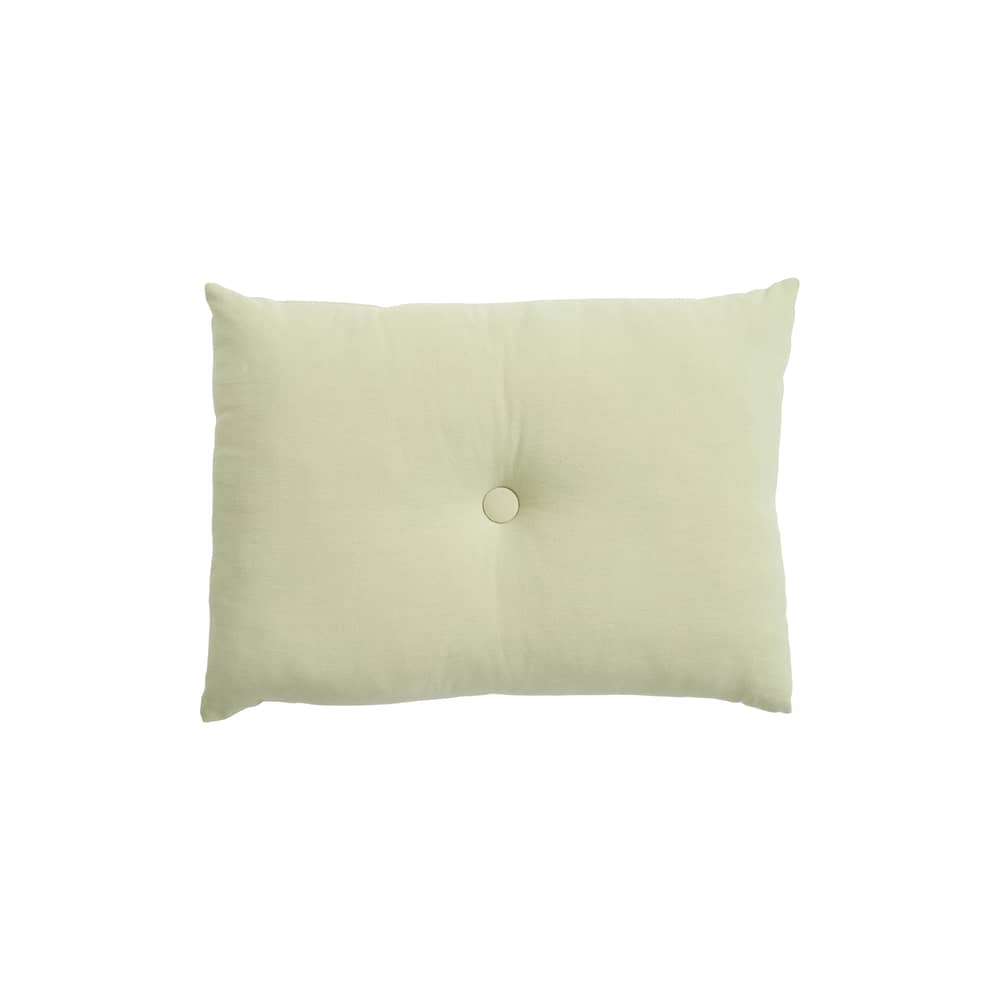 Coussin Dot Lin vert / 60 x 45 cm - Hay - Vert Pistache - Coton biologique, Lin