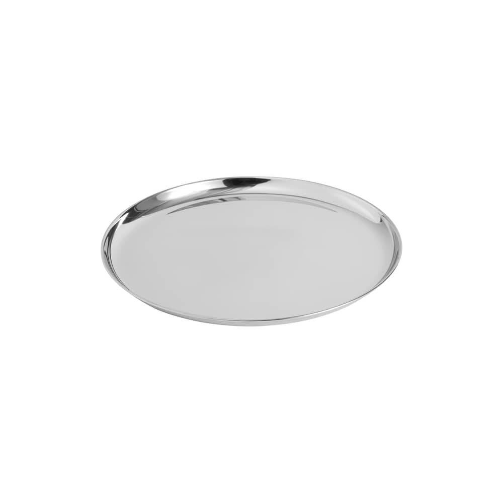 Plat de service Essential Round métal / Ø 32 cm - Hay - Ø 32 cm - Acier inoxydable poli