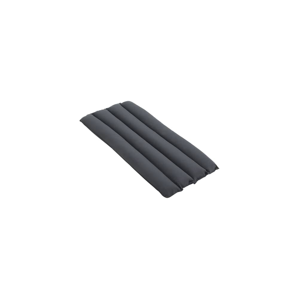 Accessoire / Coussin intégral Soft Quilted - Pour fauteuil Palissade Dining Large - Hay - Anthracite - Mousse polyuréthane, Tissu oléfine