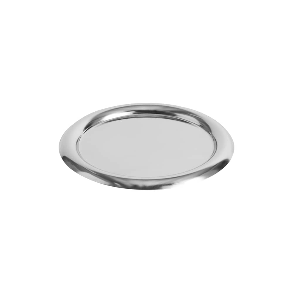 Servierplatte Essential Round metall silber / Ø 13 cm - Hay - Ø 13 cm - polierter rostfreier Stahl