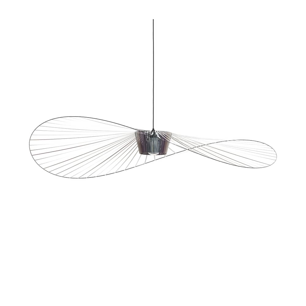 Sospensione Vertigo materiale plastico nero Grande / Ø 200 cm - Constance Guisset, 2010 - Petite Friture - Scarabeo (nero cangiante) - Fibra di vetro, Poliuretano