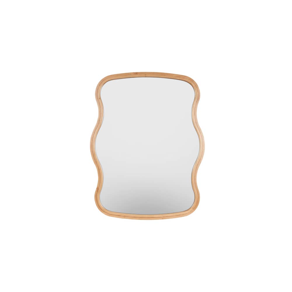 Noto Wall mirror natural wood / Small - 70 x 90 cm / Oak - Maison Sarah Lavoine - 70 x 90 cm / Natural oak - Glass, Oak