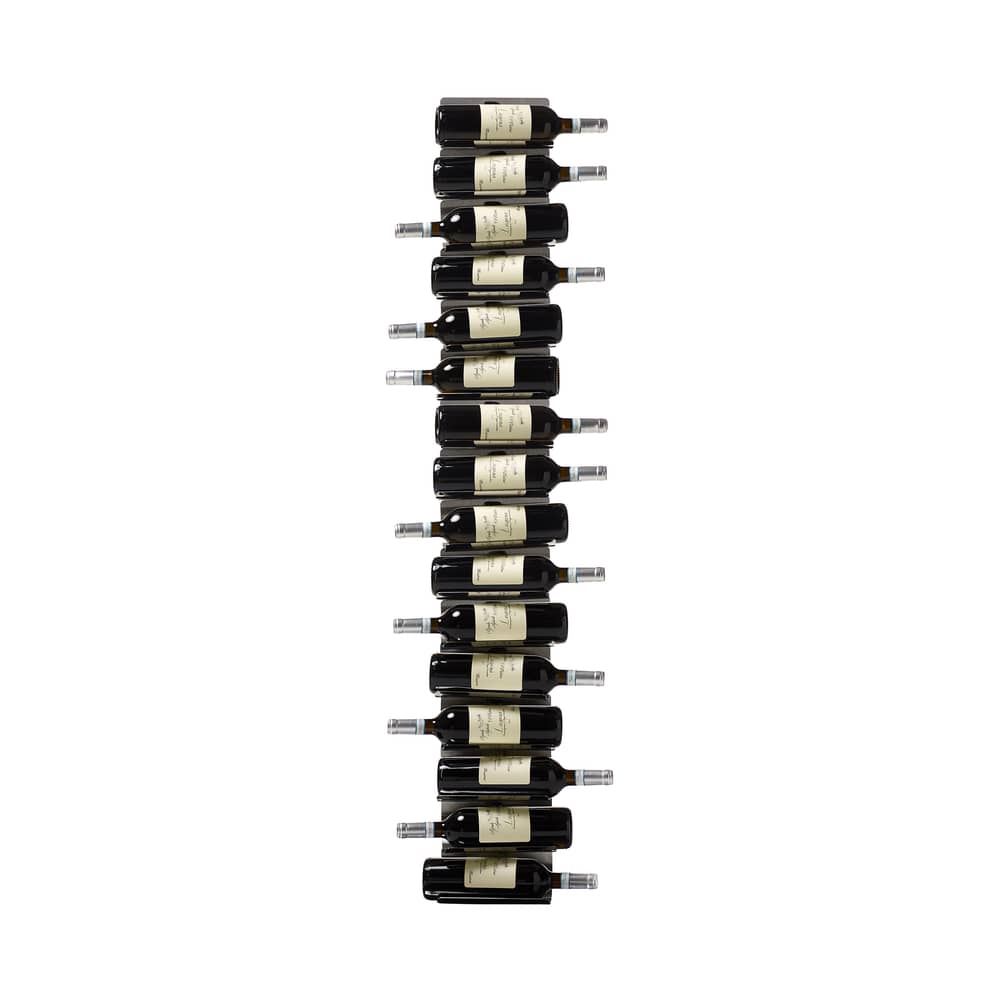 Porte-bouteilles mural Ptolomeo Vino métal / H 150 cm - Opinion Ciatti - Inox - Acier inoxydable