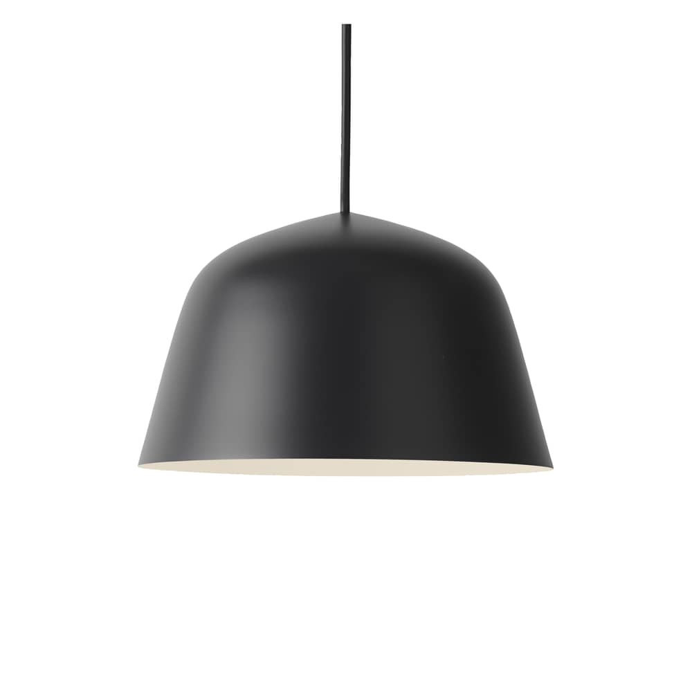 Suspension Ambit métal noir / Ø 25 cm - Muuto - Noir - Aluminium