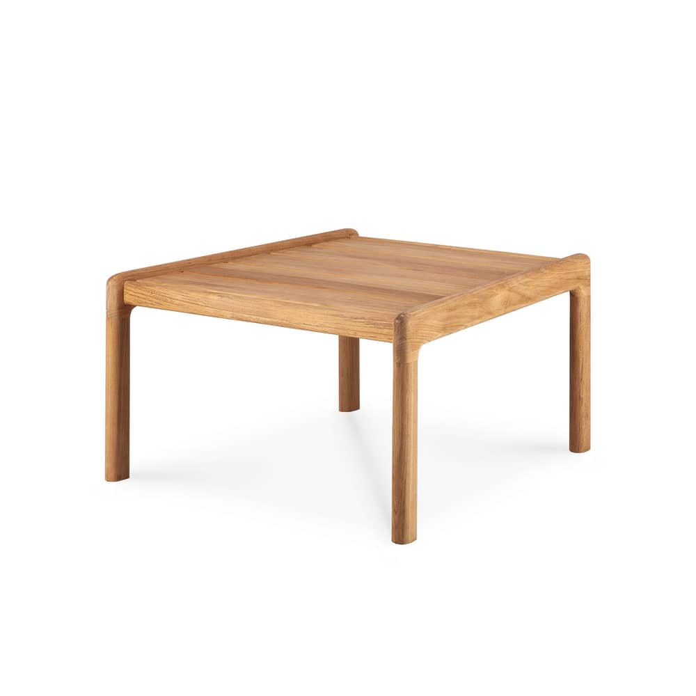Table basse Jack Outdoor tissu bois naturel / 54 x 54 cm - Teck - Ethnicraft - 54 x 54 cm / Teck - Teck massif