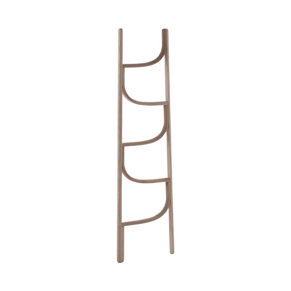 Porte-serviettes Ladder bois naturel / Porte-serviettes - H 160 cm - Wiener GTV Design - Bois naturel - Frêne massif cintré