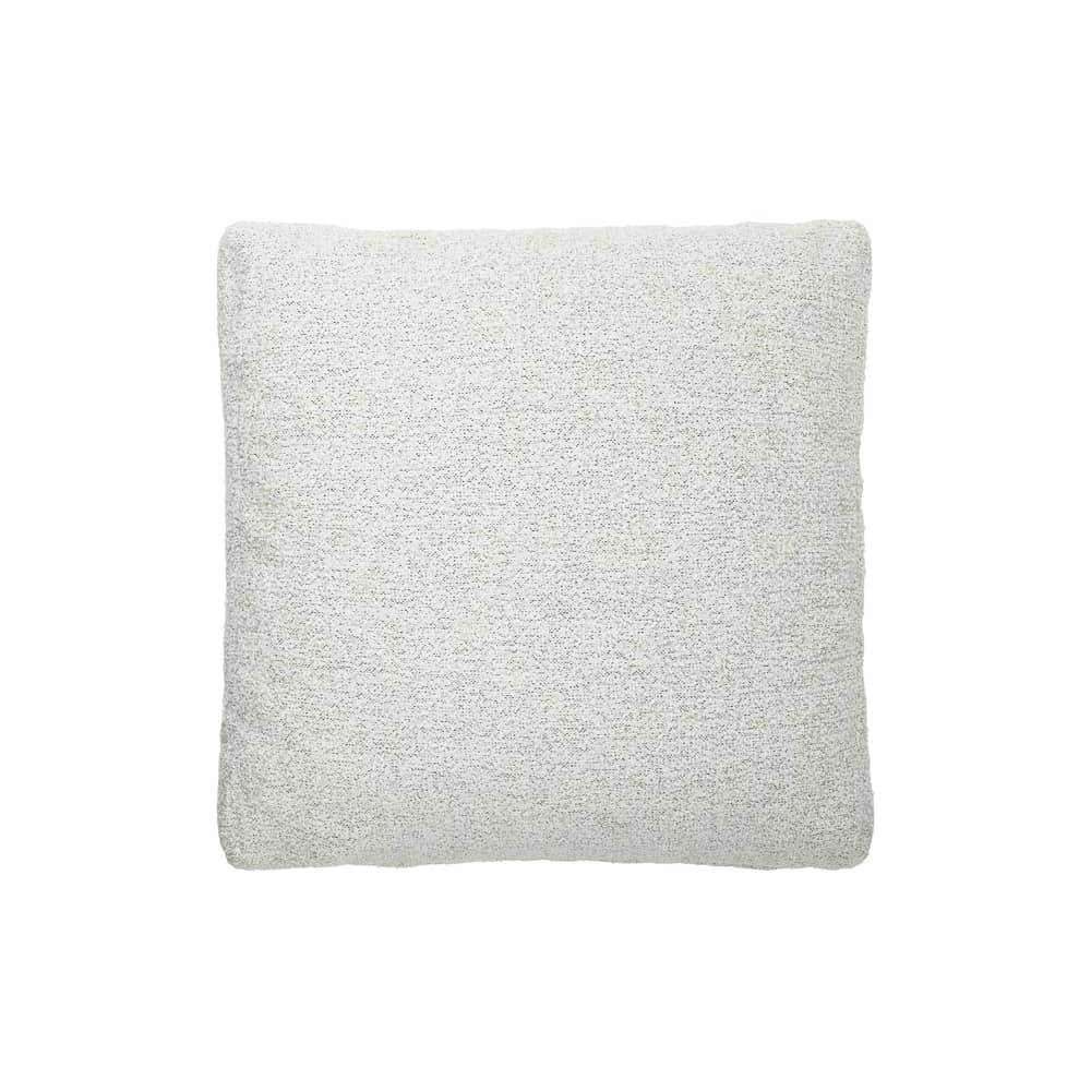 Accessoire  tissu blanc / Coussin pour canapés & fauteuil Rar - 50 x 50 cm - Normann Copenhagen - Tissu Blanc cassé - Mousse PU, Tissu