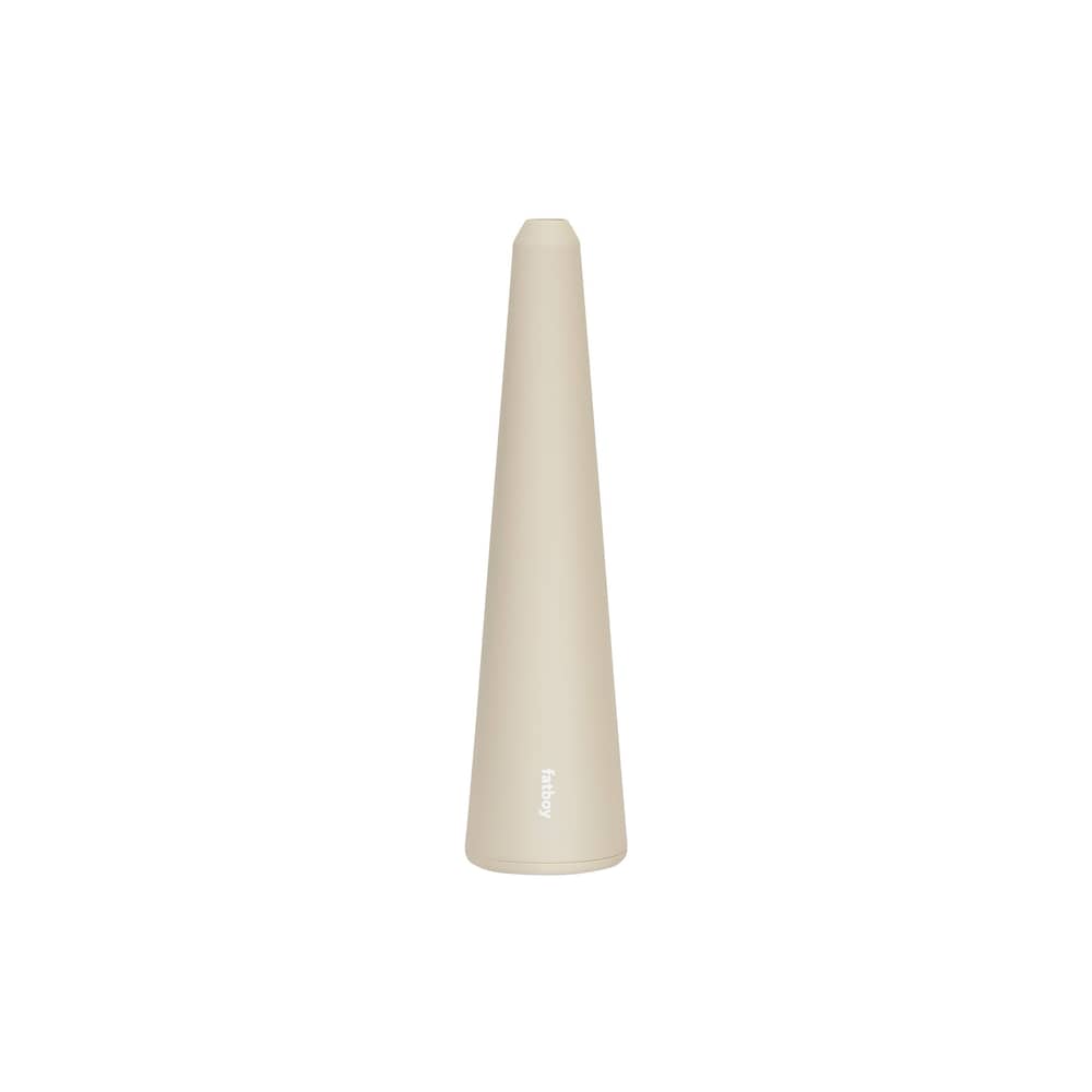 Bougeoir Spire métal beige Large / H 30 cm - Fatboy - Pierre - Aluminium