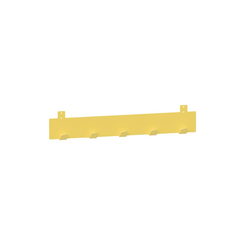 Accessoire / Crochets muraux pour étagère Pli L 60 cm - TIPTOE - Jaune de Naples - Acier thermolaqué