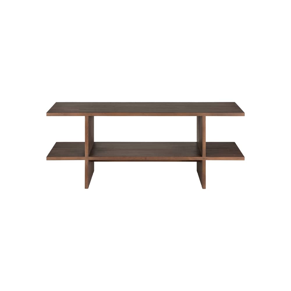 niedrige Konsole Kabuki holz braun / Couchtisch - 103 x 30 x H 40 cm / Massives Teakholz - Ethnicraft - Teakholz Braun - Festes Teakholz gebeizt