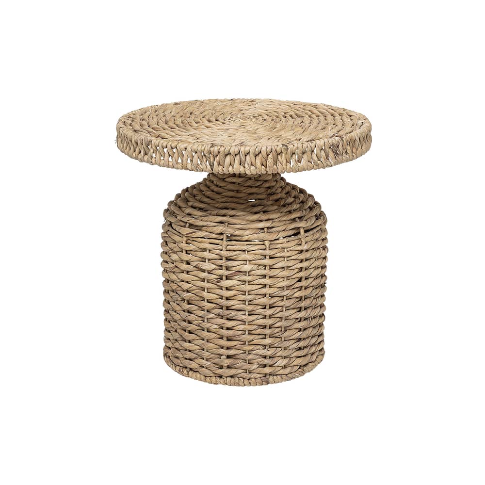 Table d\'appoint Camo   / Ø 47 x H 47 cm - Bloomingville - Naturel - Jacinthe d\'eau