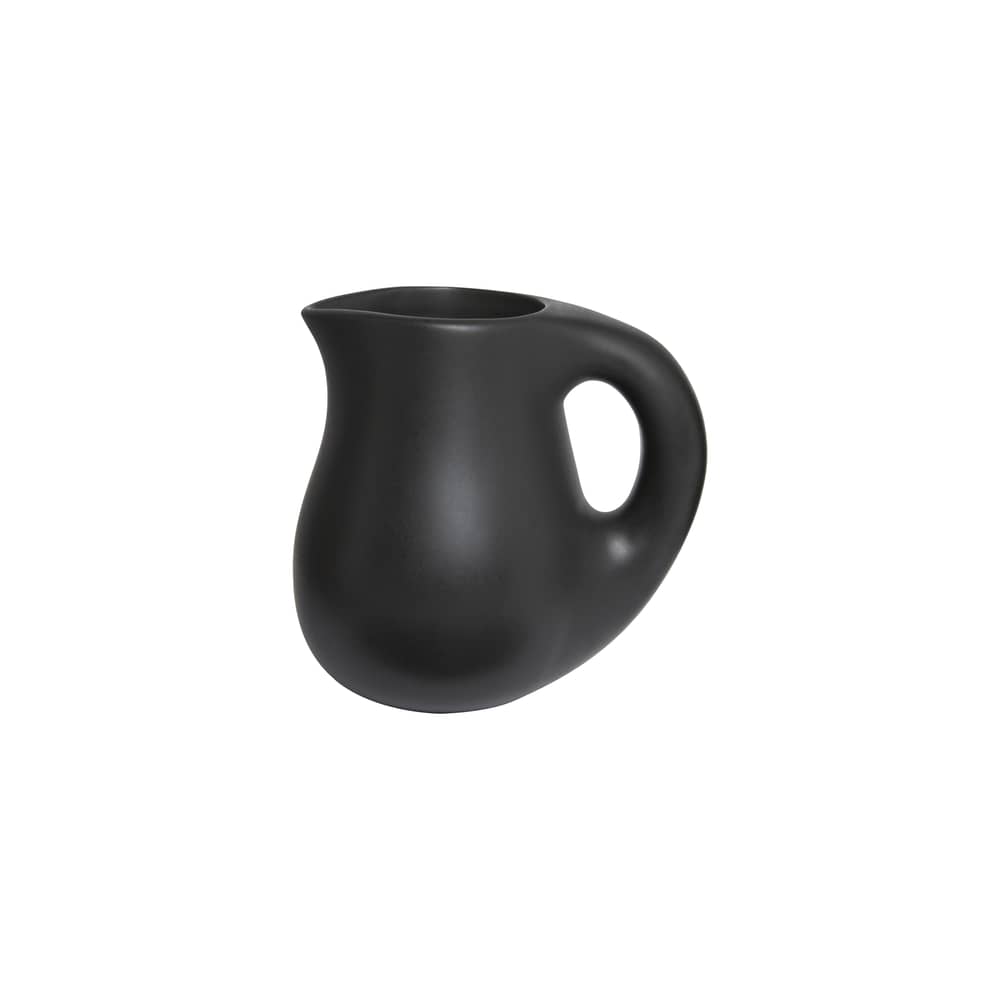 Caraffa Dough ceramica nero / Ø 15 x H 19,8 cm - TOOGOOD - Carbone - Gres smaltato