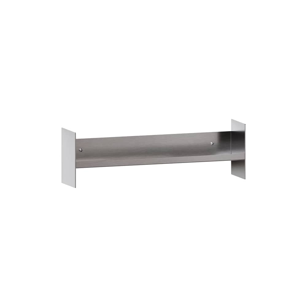 Étagère Pli Slim Core métal / L 45 x P 10 cm - TIPTOE - Inox brossé - Acier inoxydable brossé