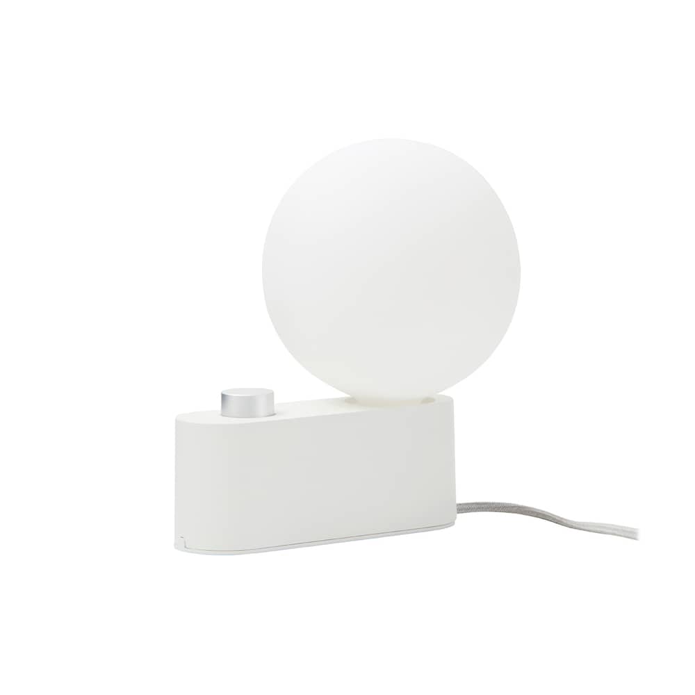 Lampe de table Alumina métal blanc / Applique - TALA - Craie - Aluminium thermolaqué, Porcelaine