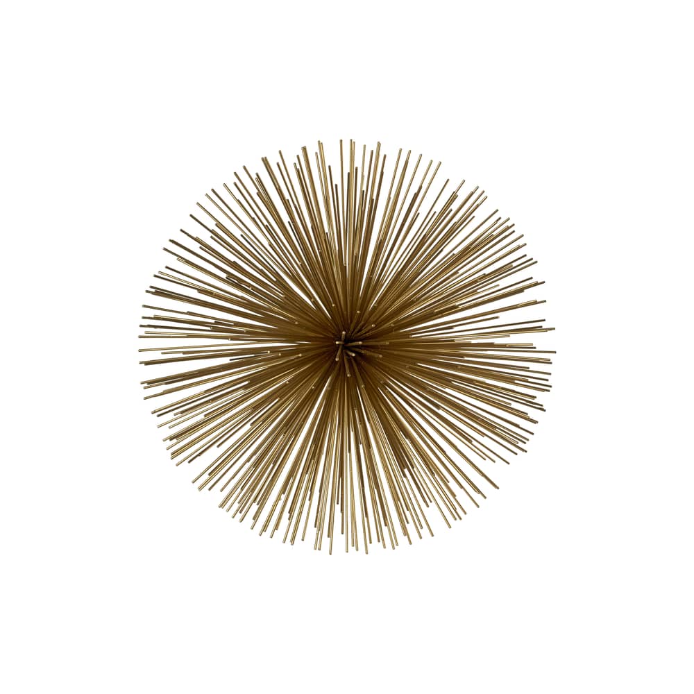 Décoration Prickle brass Large or métal / Ø 26 cm - POLSPOTTEN - Ø 26 cm / Laiton - Métal teinté