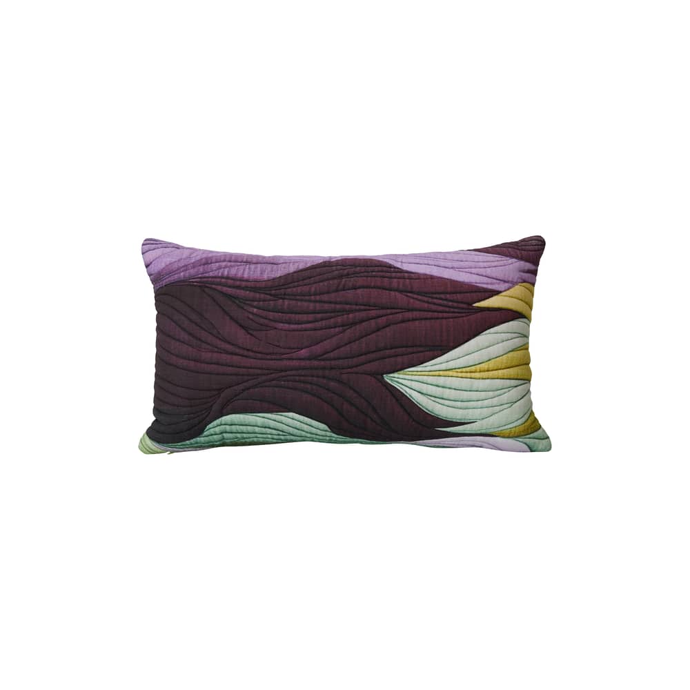 Cuscino Watercolours tessuto multicolore / 50 x 30 cm - HK LIVING - Multicolore - Cotone, Lino