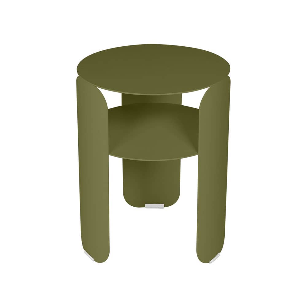 Table d\'appoint Bebop / Ø 35 x H 45 cm - Fermob - Pesto - Acier, Aluminium