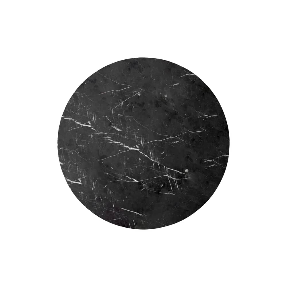 Zubehör  marmor schwarz / Tablett für Couchtisch Androgyne Ø 63 cm - Audo Copenhagen - Tablett / Marmor Marquina Marmor - Marquina Marmor