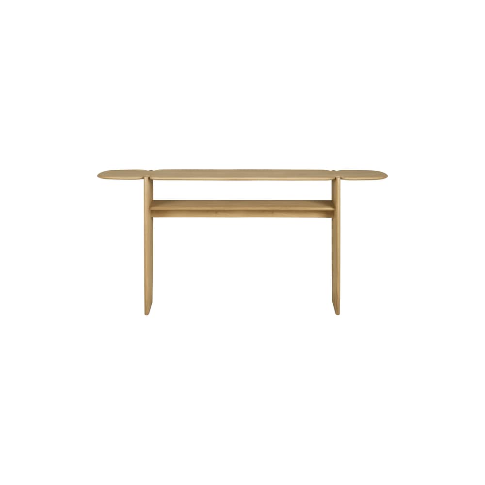 Console PI bois naturel / 160 x 40 x H 75 cm - Ethnicraft - Chêne - Chêne massif