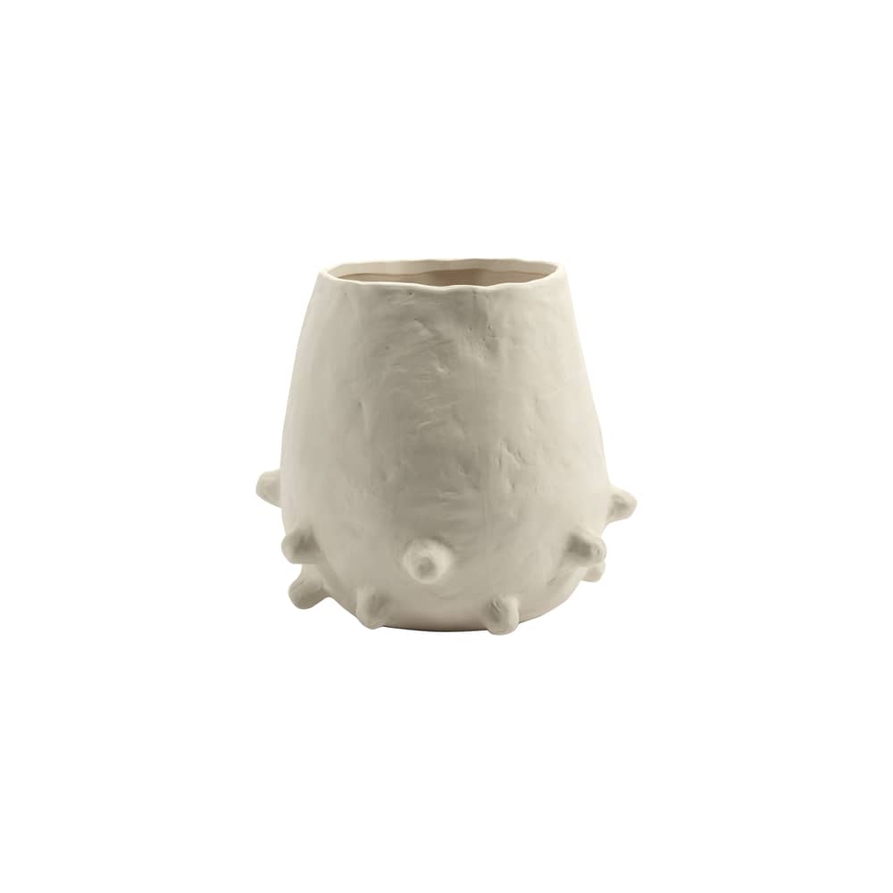 Cache-pot Molly 7 céramique beige / Ø 22 x H 21 cm - Serax - Beige - Grès