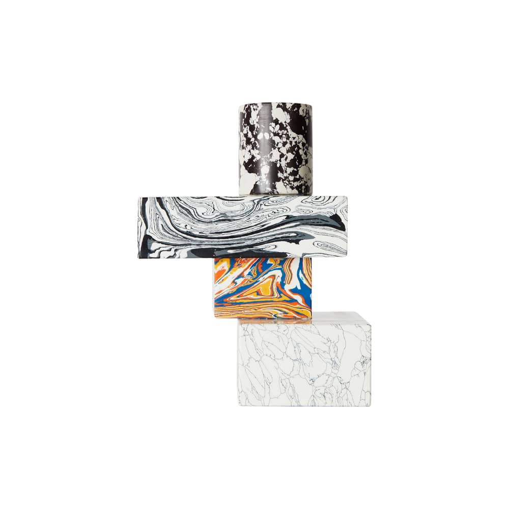 Tom Dixon Swirl Multi Candelabra - white multicoulered black