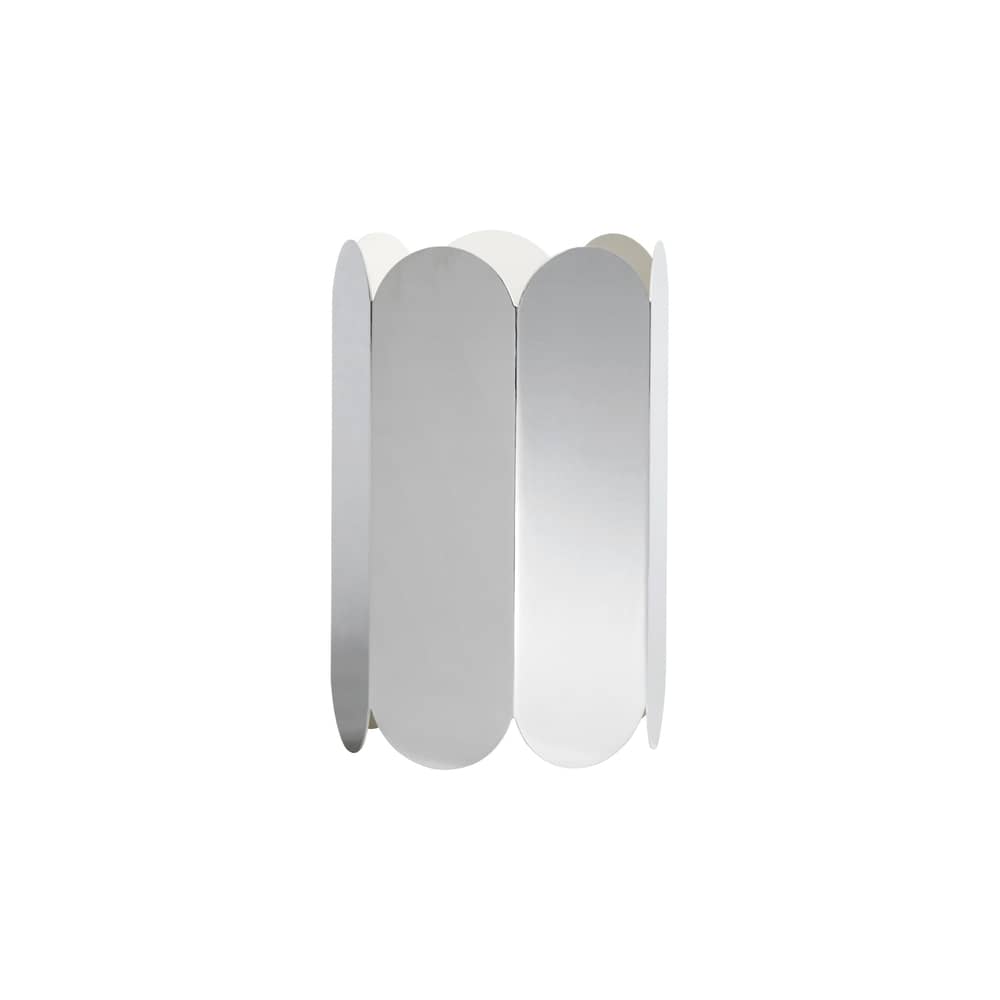 Arcs Lampshade silver metal / Steel - Ø 20 x H 30 cm / Without electrical system - Hay - Mirror - Steel
