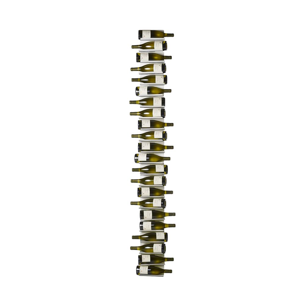 Porte-bouteilles mural Ptolomeo Vino métal blanc / H 208 cm - Opinion Ciatti - Blanc - Métal laqué