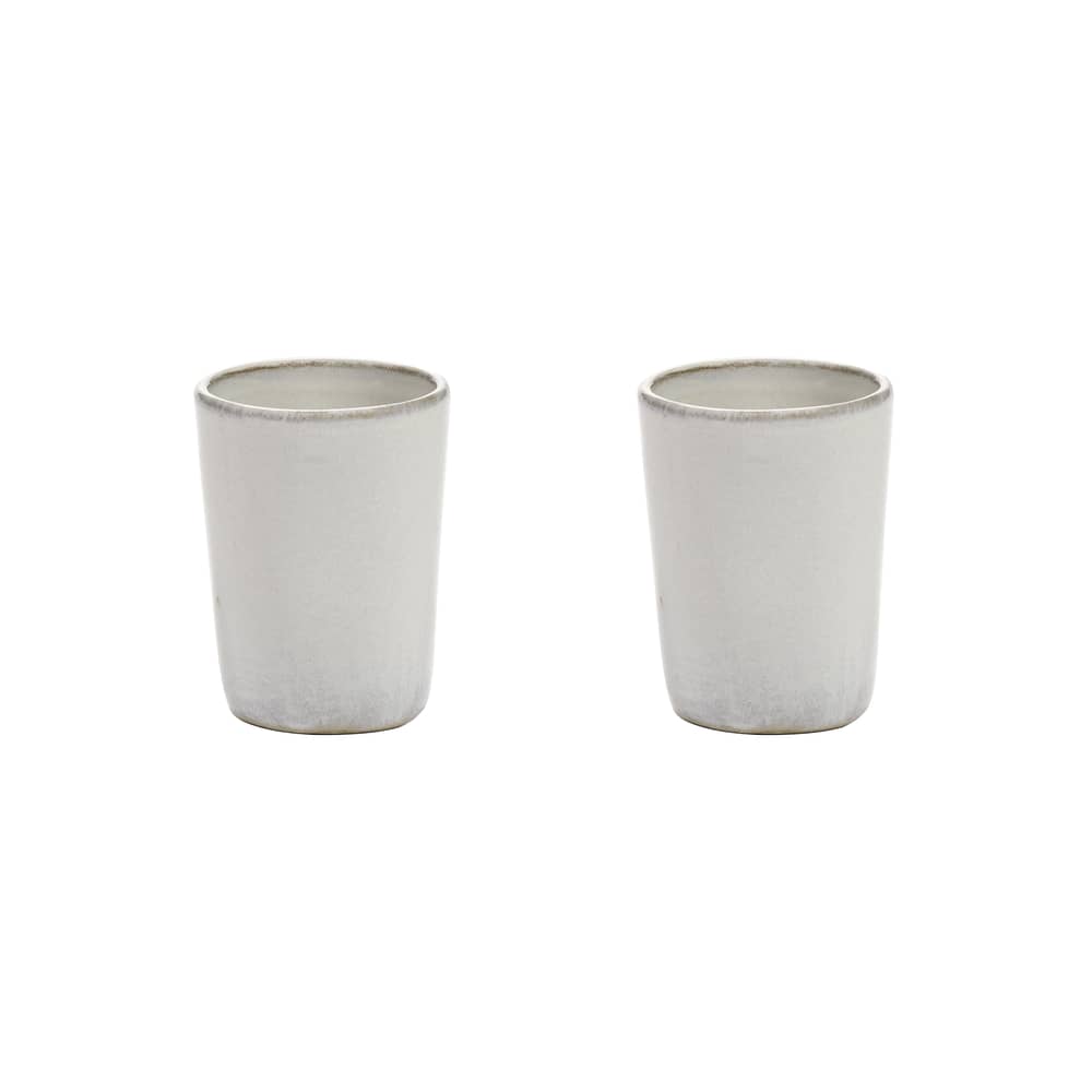 Espresso tazza La Mère ceramica bianco / Set di 2 - Serax - Tazze / Bianco sporco - Gres