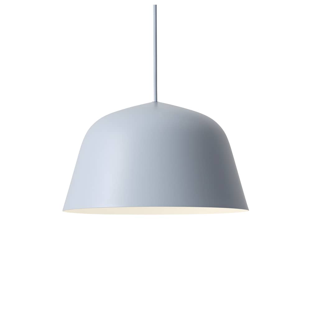 Suspension Ambit métal bleu / Ø 25 cm - Muuto - Bleu clair - Aluminium