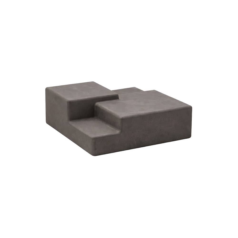 Table basse Matrix / 72 x 72  cm x H 29 cm - Béton - Mogg - Smoke - Béton