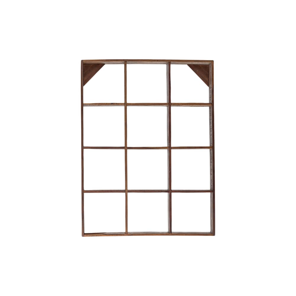 Etagère murale Tilo bois naturel / L 53 x H 70 x P 10 cm - Bloomingville - 53 x 70 cm / Bois marron - Bois de récupération