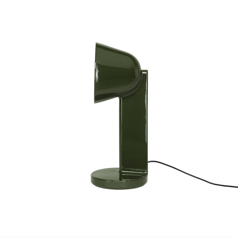 Lampada da tavolo Céramique Side ceramica verde / Ronan Bouroullec - Fatto a mano - Flos - Verde muschio - Ceramica