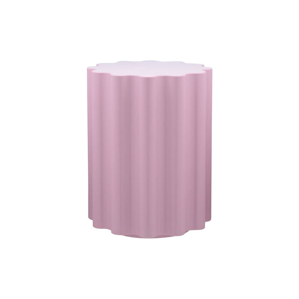 Colonna Stool plastic material pink H 46 x Ø 34,5 cm - By Ettore Sottsass - Kartell - Pink - Thermoplastic technopolymer