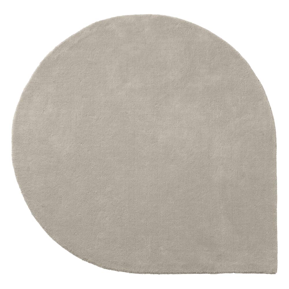 Tappeto Stilla tessuto beige / 265 x 220 cm - AYTM - Talpa - Lana