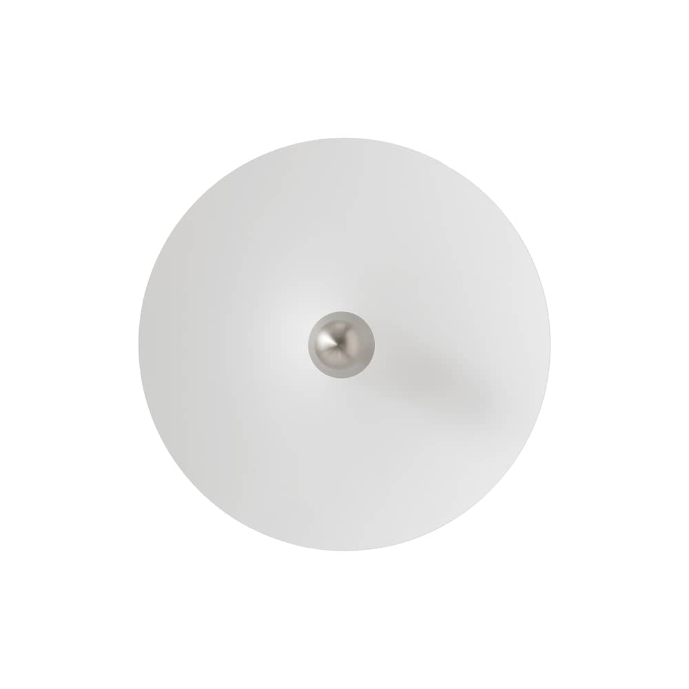 Kantarell LED Wall light metal white / Ceiling light - Ø 55 cm - NEW WORKS - White / Black - Aluminium, Steel