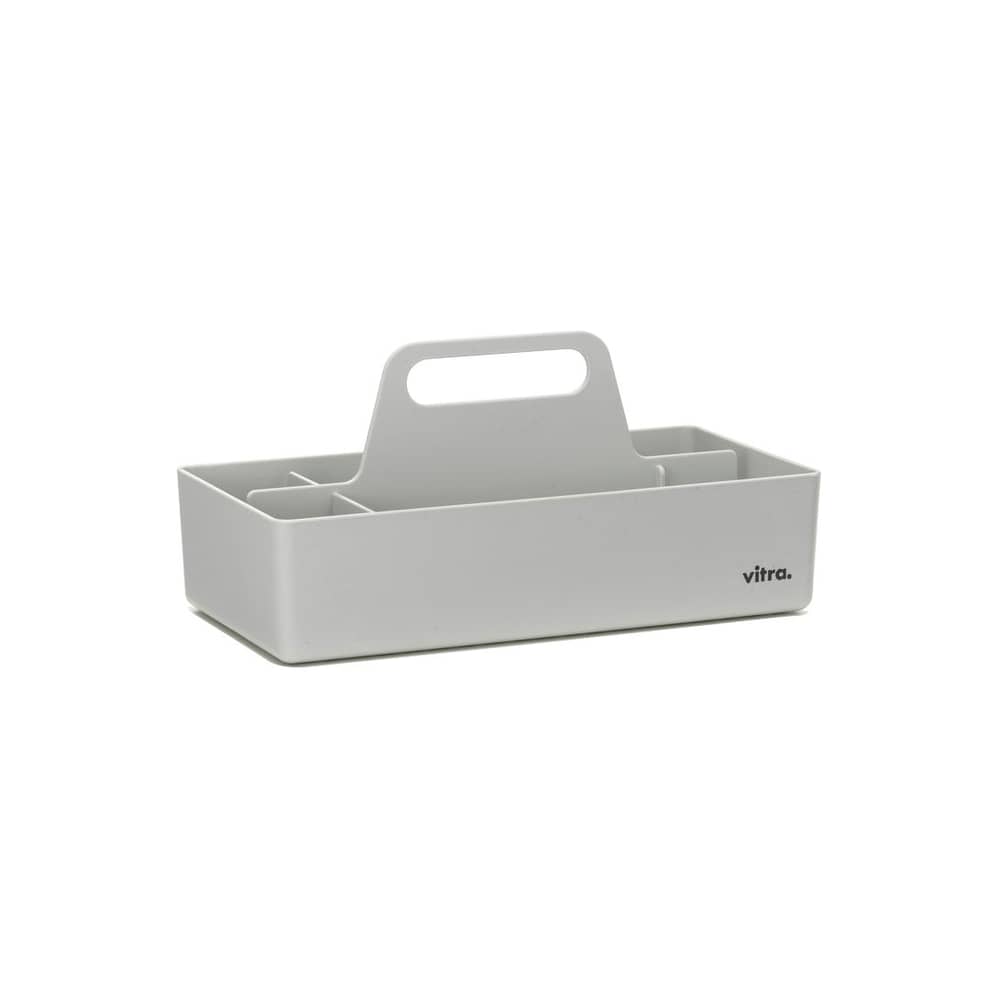 Bac de rangement Toolbox RE plastique gris / Recyclé - 32 x 16 cm / Arik Levy, 2010 - Vitra - Gris - Polypropylène recyclé