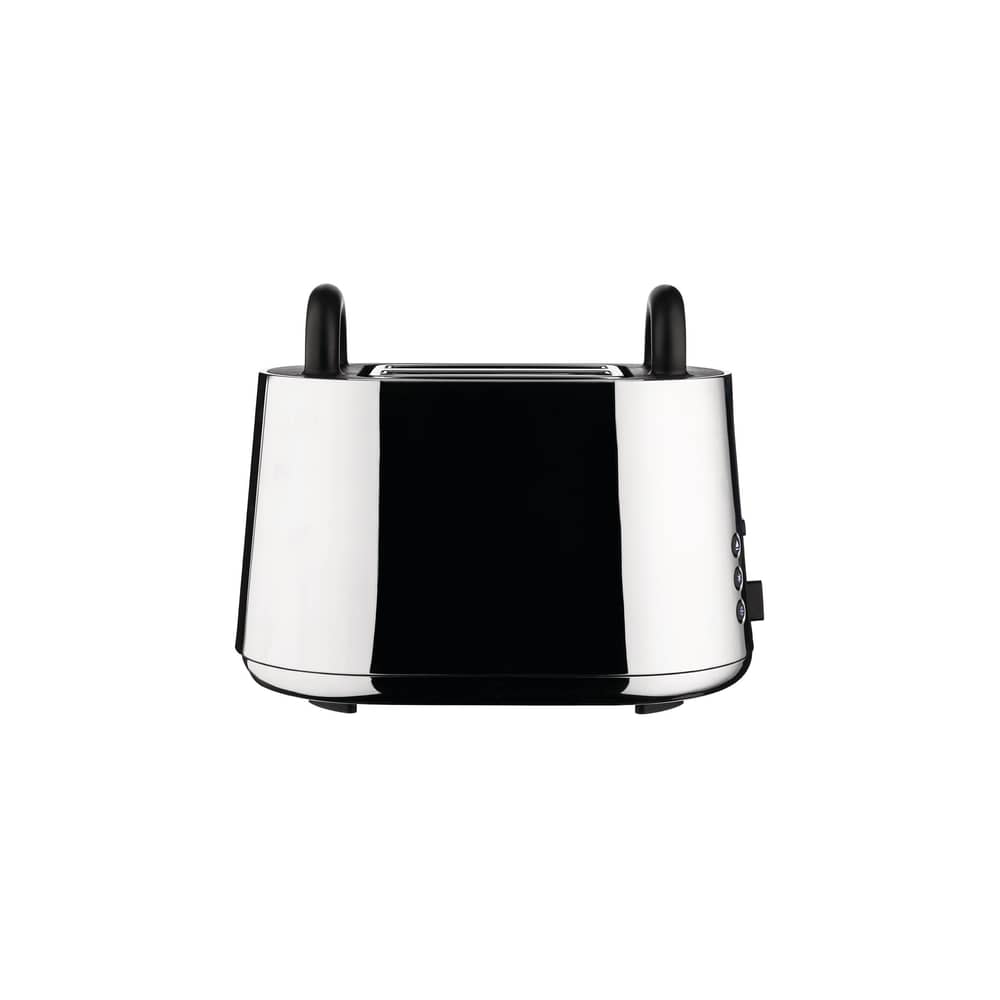 Grille-pain Toru métal - Alessi - Acier poli / Noir - Acier inoxydable poli, Résine thermoplastique
