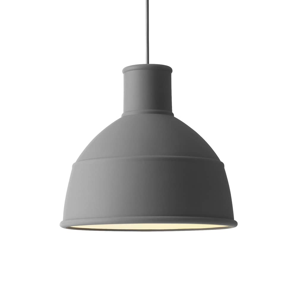 Suspension Unfold gris / Silicone - Ø 32,5 x H 29,5 cm - Muuto - Gris - Silicone
