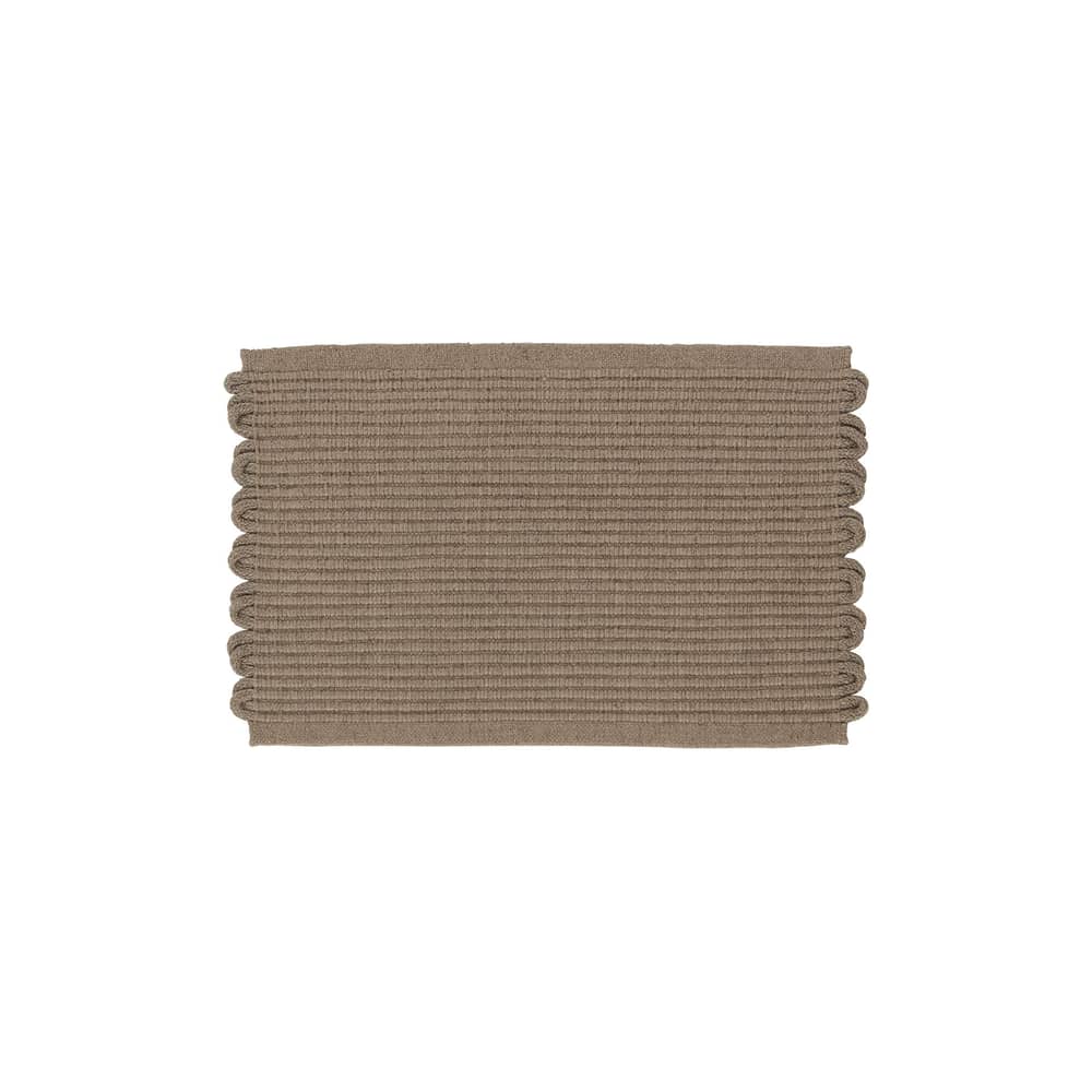 Tapis d\'extérieur Redono  beige / 70 x 50 cm-  PET recyclé fabriqué à partir de bouteilles plastique - AYTM - Taupe -  PET recyclé
