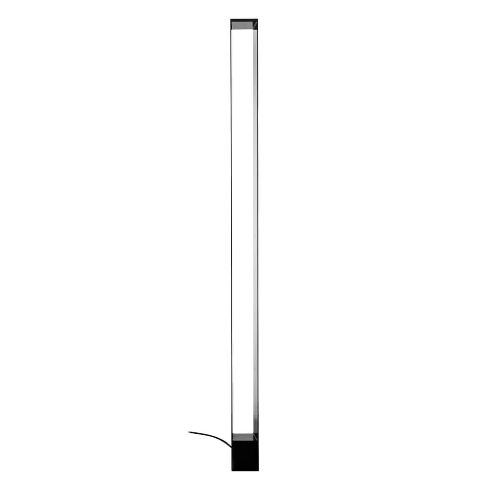Lampada a stelo Tru LED metallo nero / H 185 cm - Nemo - Nero - alluminio estruso