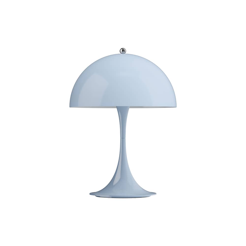Schnurlosleuchte Panthella 250 plastikmaterial blau / LED - Ø 25 cm - Louis Poulsen - Helles Opalinblau / Helles Undurchsichtiges Blau als Fuß - Acrylglas (Opal)