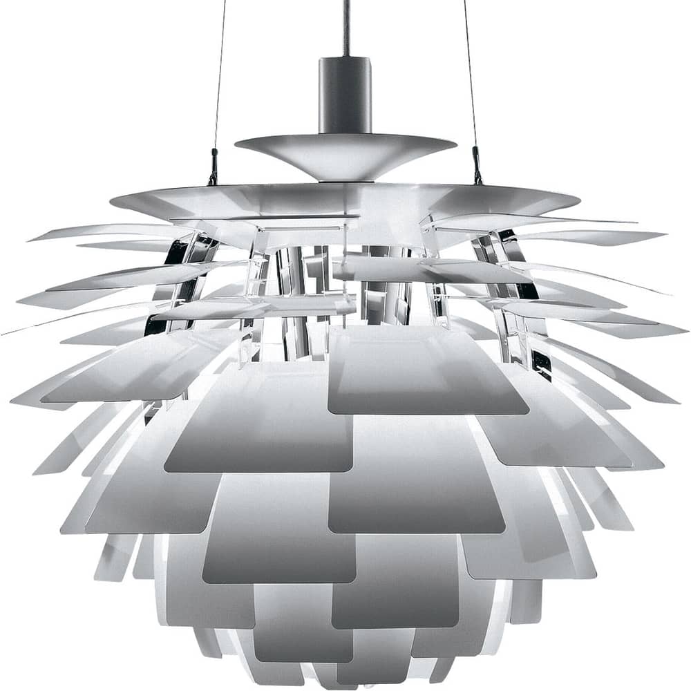 Suspension PH Artichoke métal / Ø 60 cm - Poul Henningsen, 1958 - Louis Poulsen - Acier inox - Acier, Aluminium