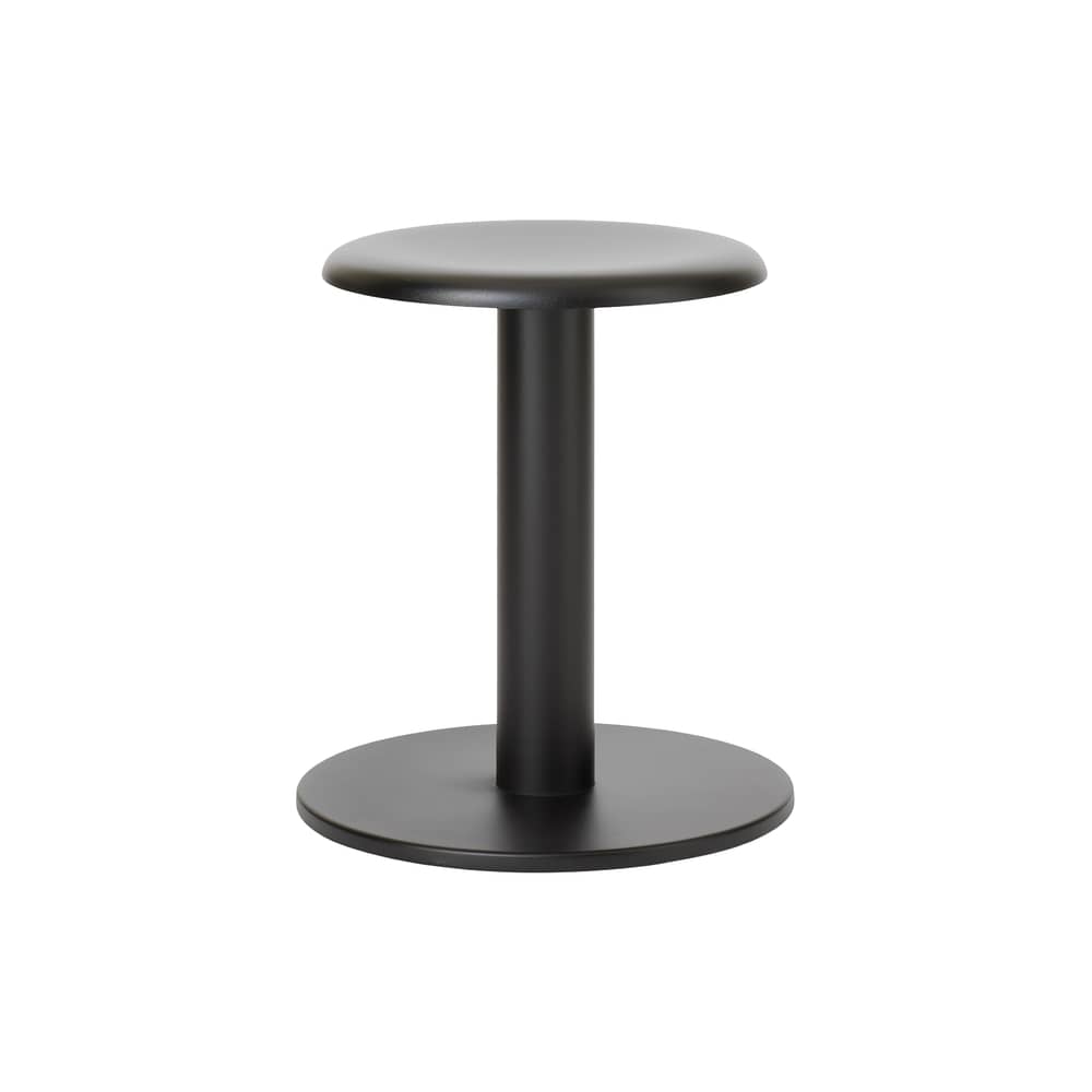 Tabouret Coupe métal noir - NEW WORKS - Noir - Acier au carbone