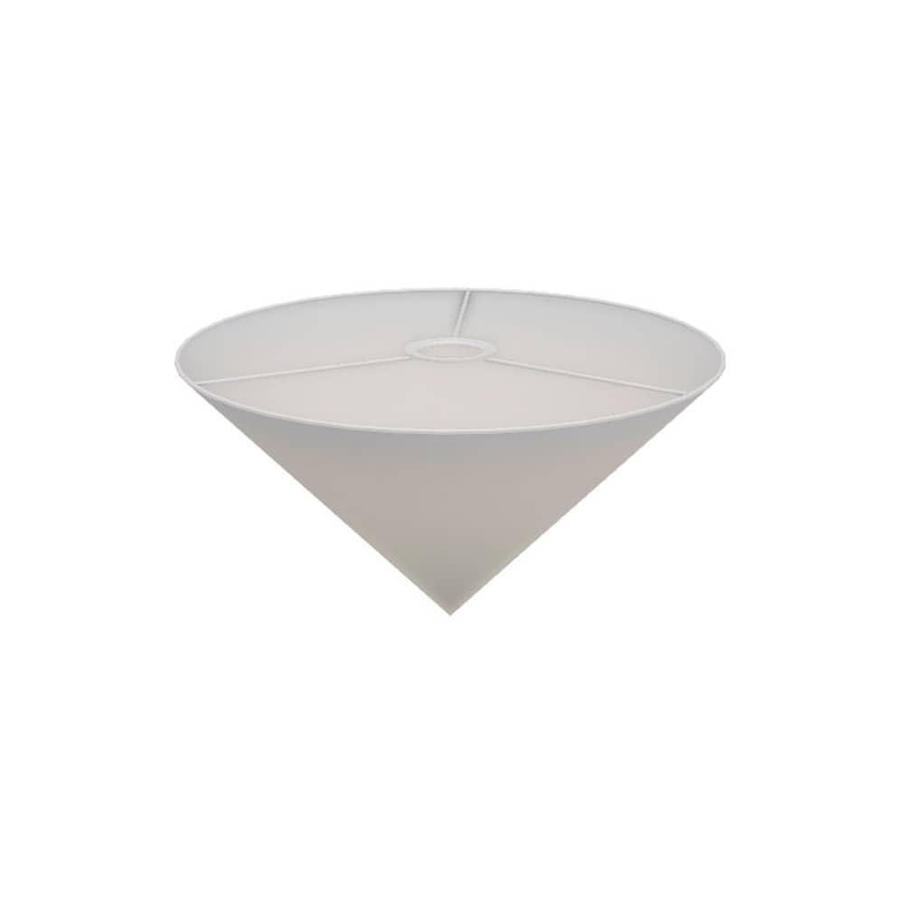 Accessoire  / Abat-jour conique pour appliques Petite Potence & Potence - Vitra - Coton blanc - Acier, Coton