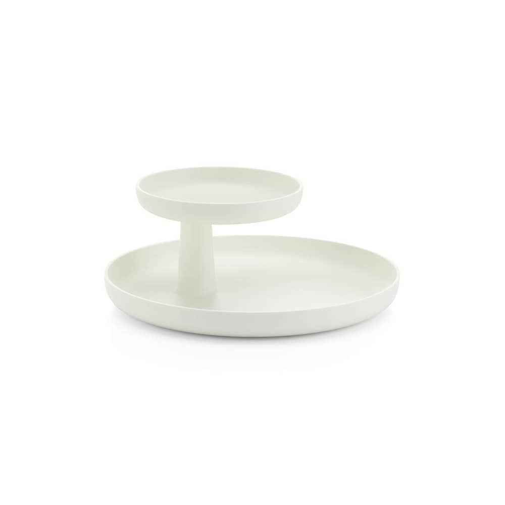 Piano/vassoio Rotary Tray materiale plastico bianco / Vuota tasche - ABS / Piccolo vassoio rotante - Vitra - bianco - ABS